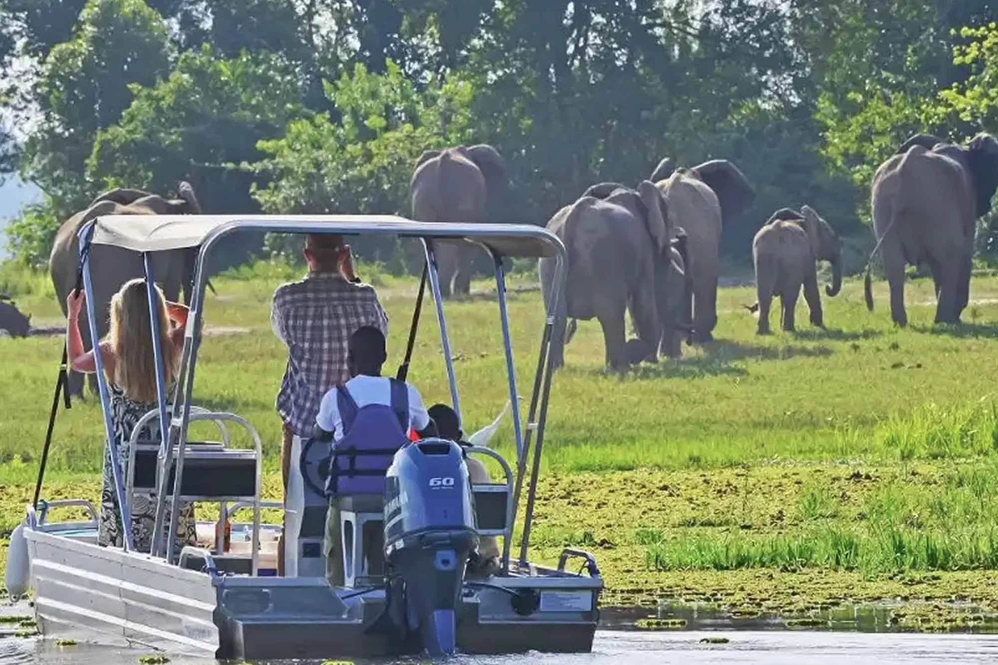Kazinga Channel Boat Cruise in Queen Elizabeth National Park