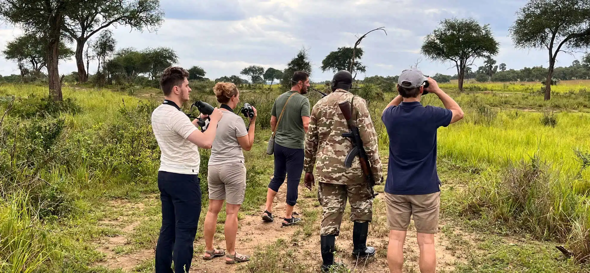 Are Armed Rangers Available During Walking Safaris in Uganda?